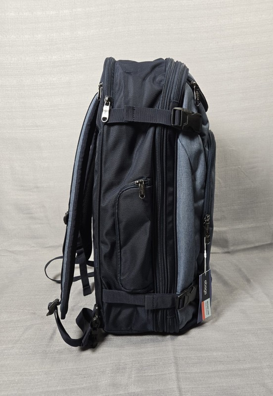 Ebags Mother Lode Travel Backpack 45L Full Size Blue Convertible Expandable gallery