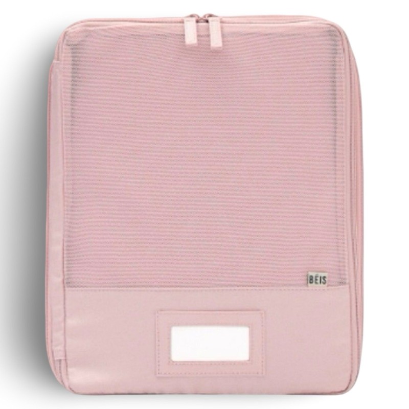 BÉIS The Compression Packing Cubes, Set of 3 – Atlas Pink