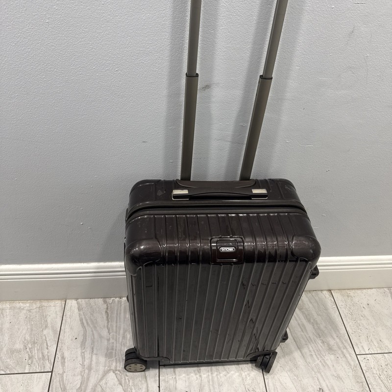 Rimowa 21″ Salsa Deluxe Dark Brown ~ 4 Wheels Roller Carry-on
