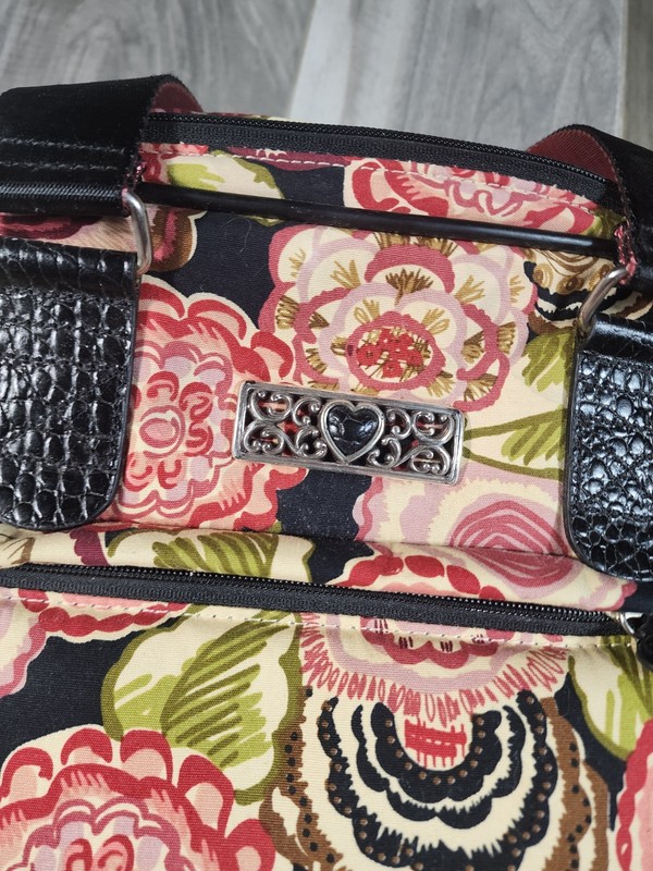Brighton Whimsy Flower Bloom Rolling Weekender Carry On Suitcase gallery