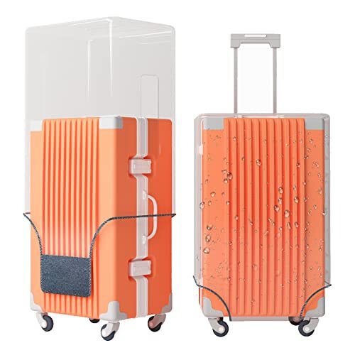 Clear PVC Luggage Cover Protectors 30 XL(29-32inch luggage) Transparent frame