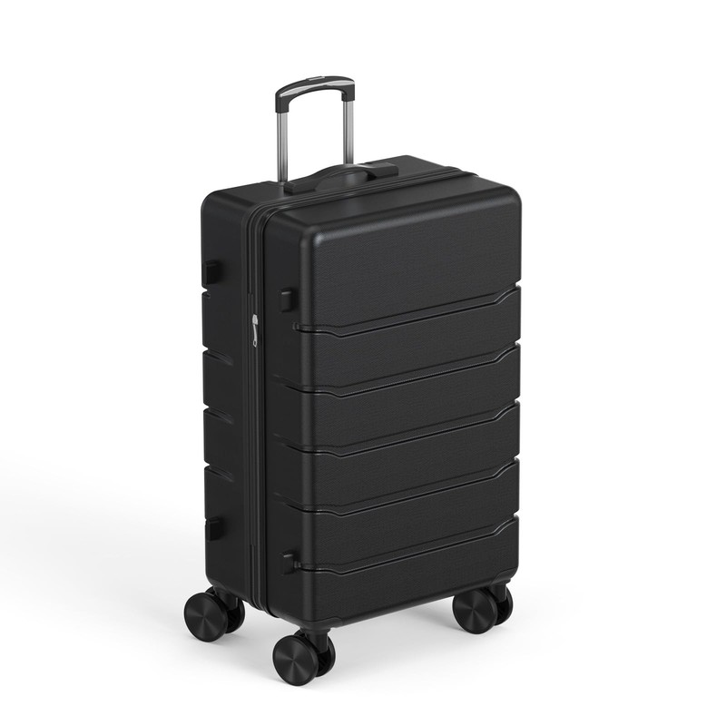 21 Inch Carry On Luggage, ABS Hard Shell Lightweight Rolling Expandable Suitc…