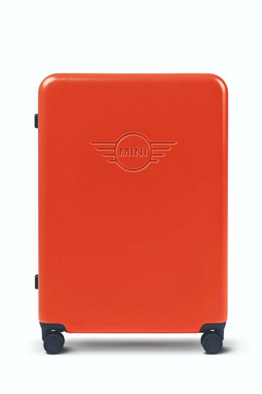 OEM Mini Cooper Wing Logo Debossed Rebel Red 80225B320E4