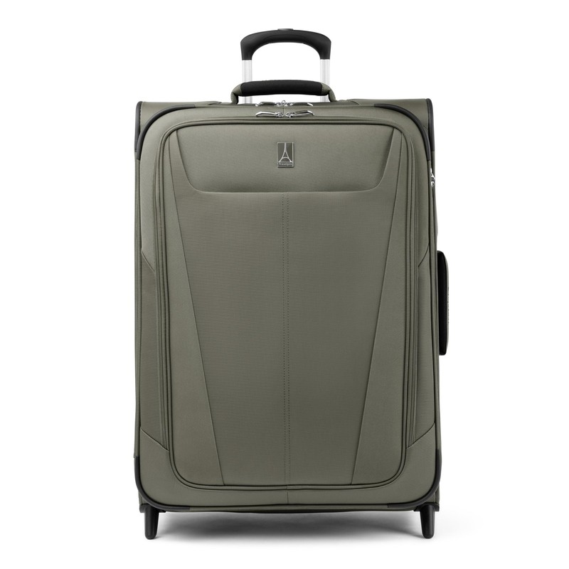 Maxlite 5 Softside Expandable Upright 2 Wheel Checked Medium Luggage, Lightwe…