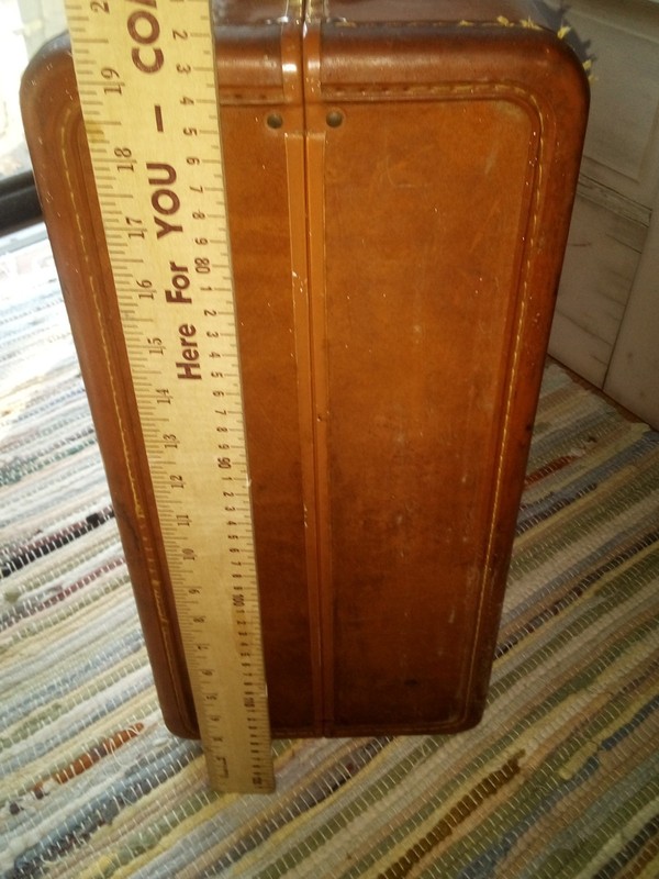 Samsonite Streamlite Suitcase 25" KEY VTG Luggage Hard Case gallery