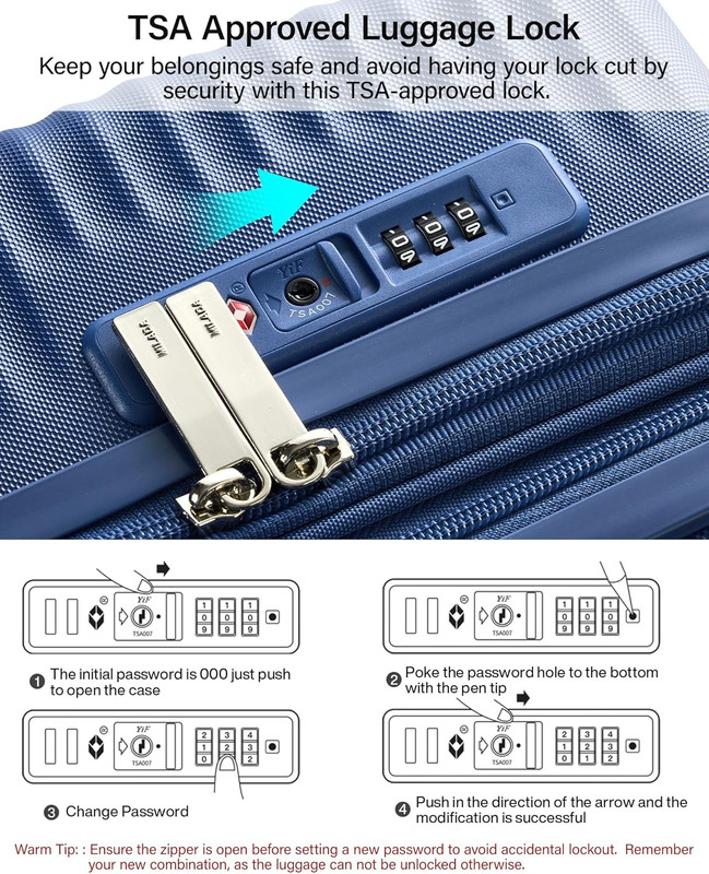 Large 28" Expandable Hardshell Spinner Suitcase with TSA Lock - Interstellar Blu gallery