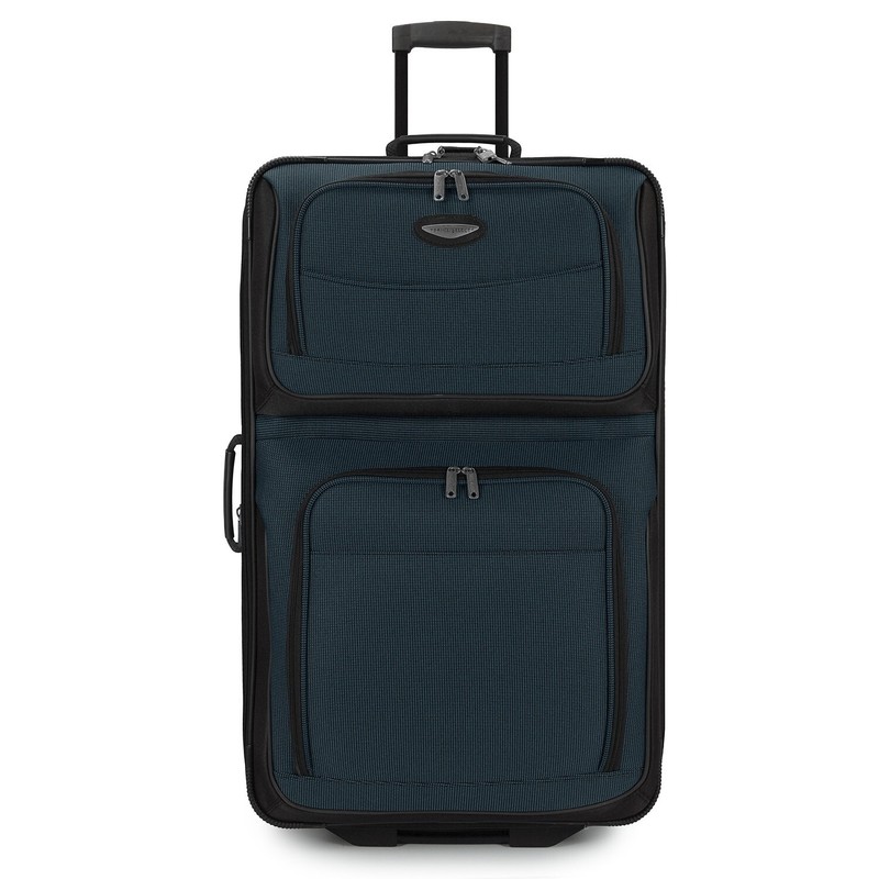 Travel Select Amsterdam 30″ Large Checked Rolling Upright Luggage – Navy