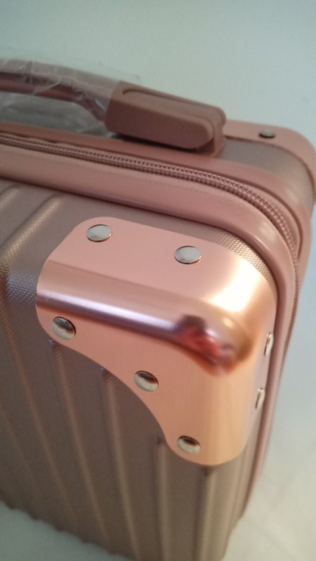 Small Trip 12 Inches Miniature Travel Luggage-Pink-Hard Case-Brand New-US Seller gallery