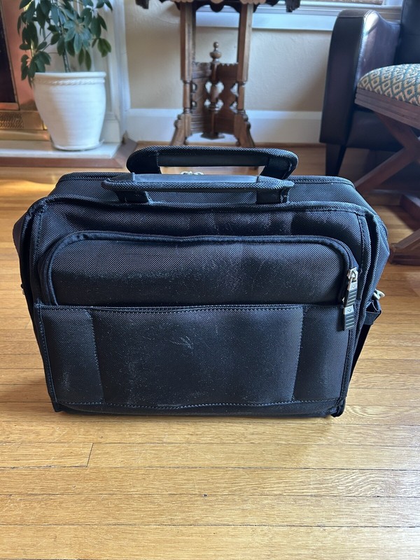 Samsonite Top Load Laptop Computer Case Bag - Model 605 Multi-Pocket Black -NICE gallery