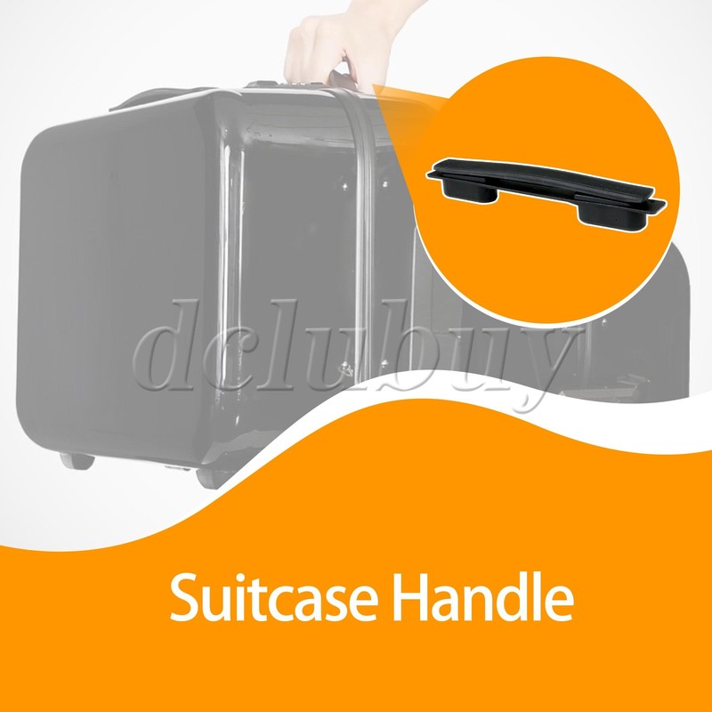 Suitcase Handle with Screw Replacement Luggage Holder 215mm B114 Black gallery