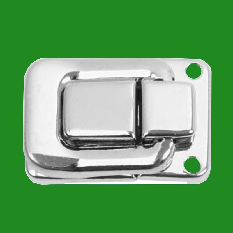 2x Square Nickel Plated Small Latch Replacement Box Case Suitcase Luggage