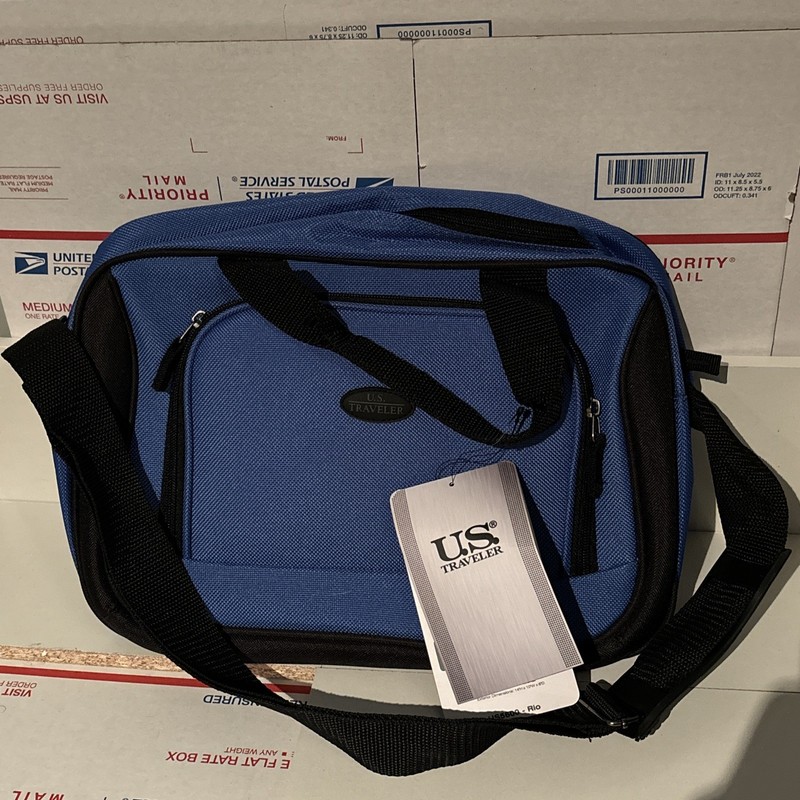 US Traveler Rio Expandable Luggage Set – Royal Blue
