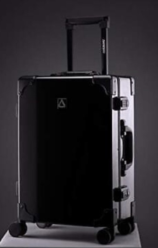 Andiamo Classico with Built-in TSA Lock Zipperless 20 Inch Carry On Black