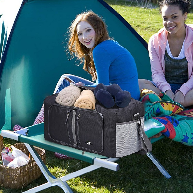For Camping Rolling Packable Large Gym Luggage Duffle Bag Foldable Waterproof gallery