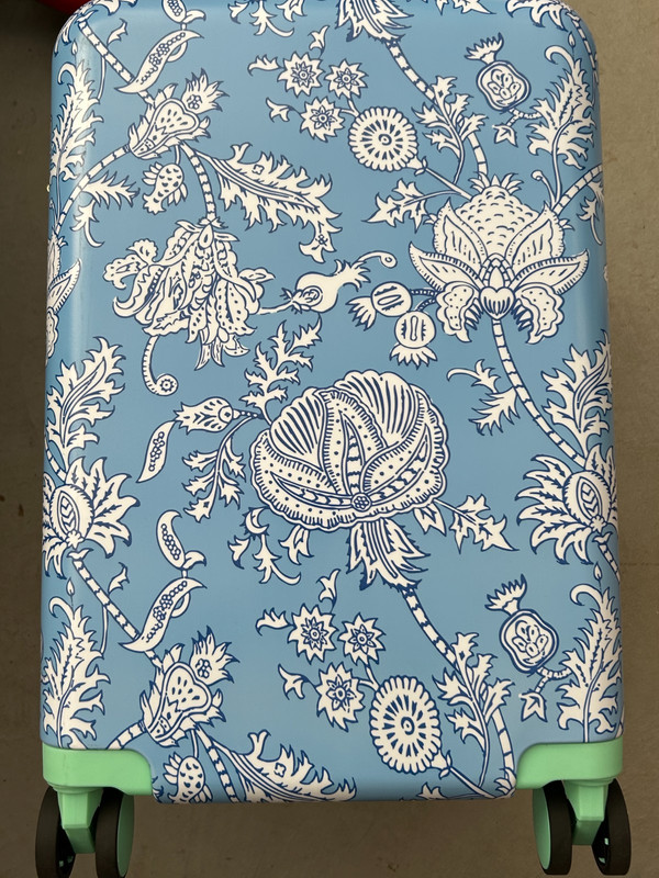 Roller Rabbit x Target Floral Vines Hardside Spinner Carry On Suitcase NEW 🚚✅