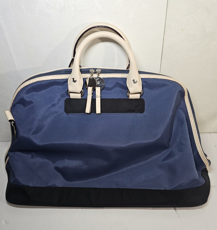 Danzo Nylon Duffle Bag 19″-22″ Blue/White/Black Shoulder Strap Zipper