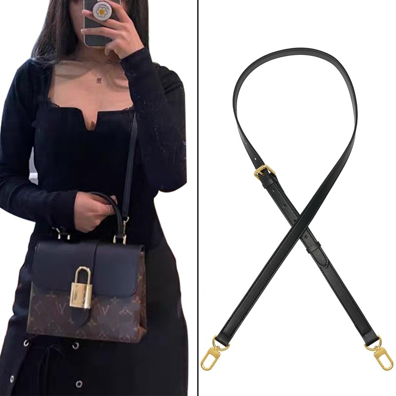 Vachetta Genuine Leather Adjustable Genuine Leather Crossbody Straps Replacem... gallery