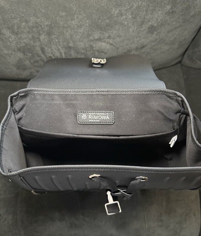 RIMOWA Black Solid Backpack with Adjustable Straps, Unisex Adult gallery