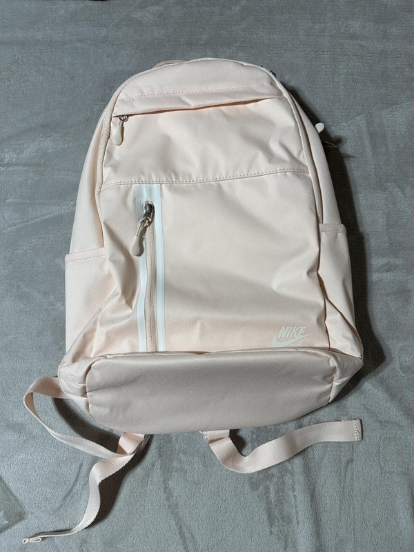Nike Pink Backpack Soft Case Adjustable Straps Water Bottle Pockets Daypack