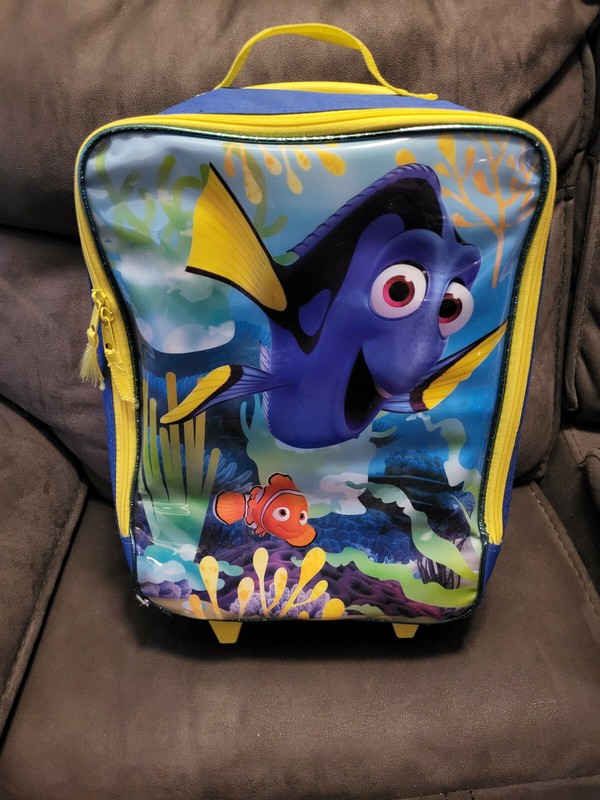 Finding Dory Nemo Small/Medium Travel Suitcase Luggage Bag on Wheels (17″ x 12″)
