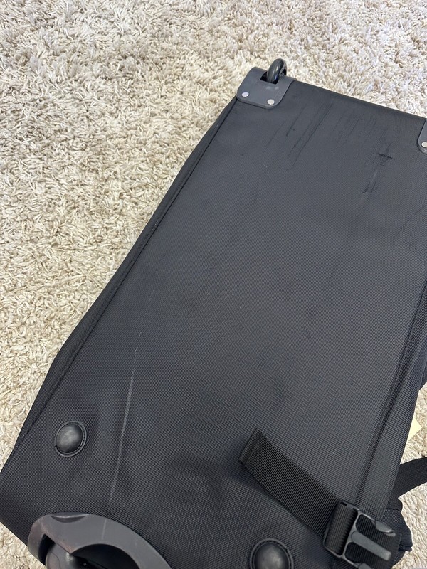 FUL Rig Series Split Level Black with Gray Interior Rolling Duffle Bag gallery