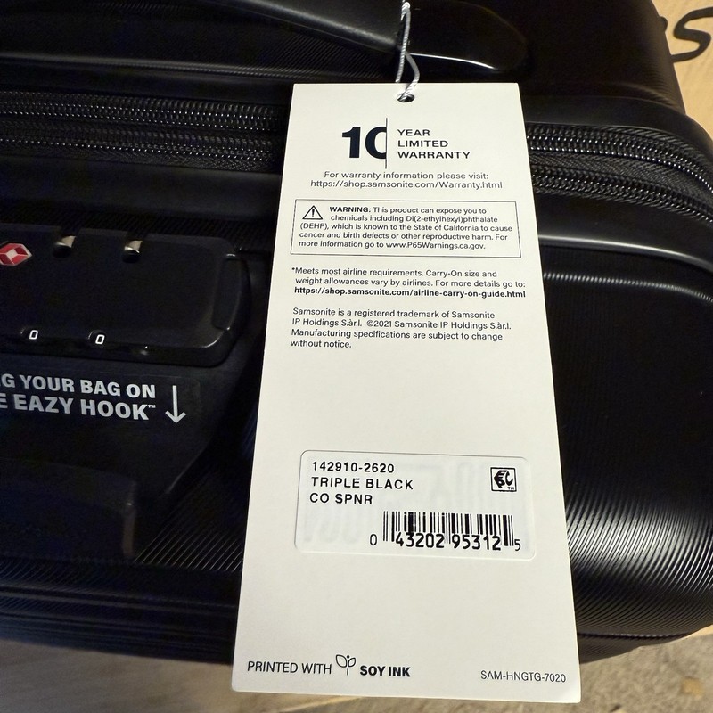 Samsonite Elevation Plus Carry-on 22” Spinner Suitcase Luggage - Black gallery