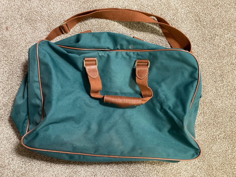 Vintage Polo Ralph Lauren Polo Travel Bag Duffel Carry-On Green Luggage gallery