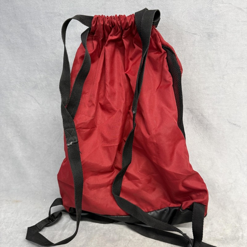 Nike Red Drawstring Backpack 16in Gym Sack Bag Mens Lightweight Sports Travel gallery