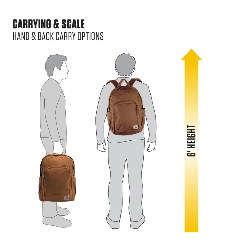 Carhartt 25L Classic Backpack, Durable Water-Resistant Pack W/ 15" Laptop Sle... gallery