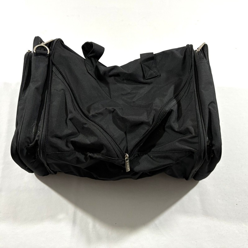 Land Rover Black Expandable Shoulder Duffle Bag Collapsible Travel Messenger OEM gallery