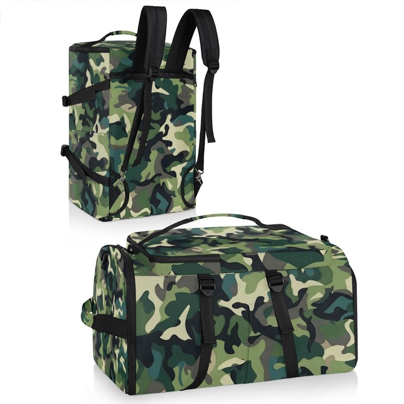 Gym Bag Shoe Compartment Duffle Backpack Travel Hiking Camouflage 1 PCS gallery