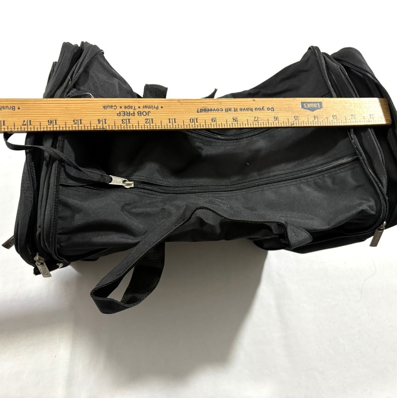 Land Rover Black Expandable Shoulder Duffle Bag Collapsible Travel Messenger OEM gallery