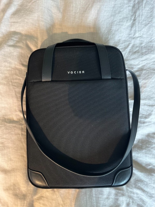 VOCIER Interlink Structured Laptop/Business Travel Bag — Black