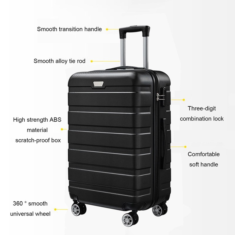 20" Hardside Checked Luggage Hardshell Suitcase &Wheel Scratch-Resistant Shell gallery