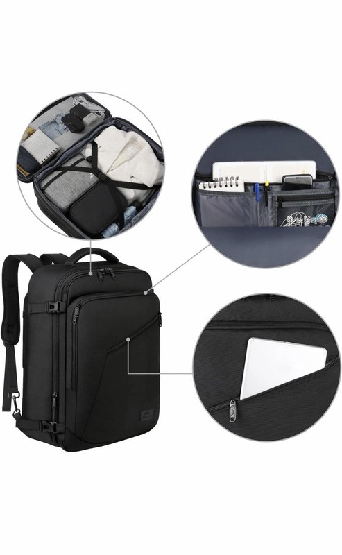 MATEIN Carry on Backpack Extra Large Travel Expandable gallery