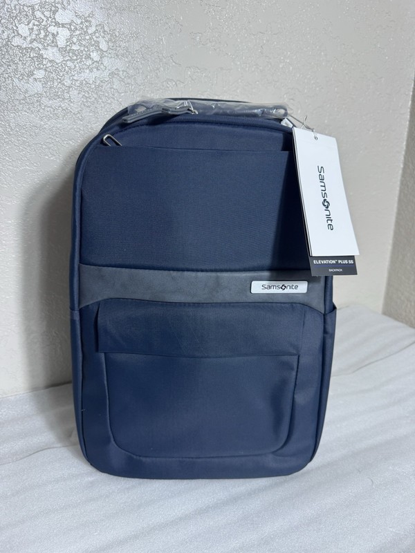 NWT Samsonite Elevation Plus SS Backpack In Midnight Blue gallery