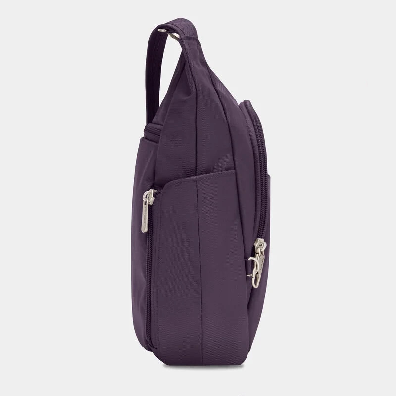 Travelon Anti-Theft Classic Crossbody Bucket Bag - Purple gallery