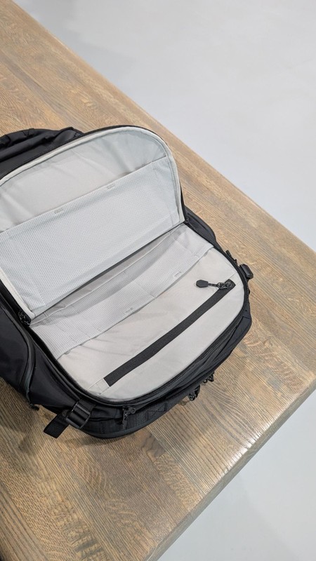 Mous Optimal Travel Backpack 40–45L – Expandable Carry‑On – AiroFoam – Black gallery