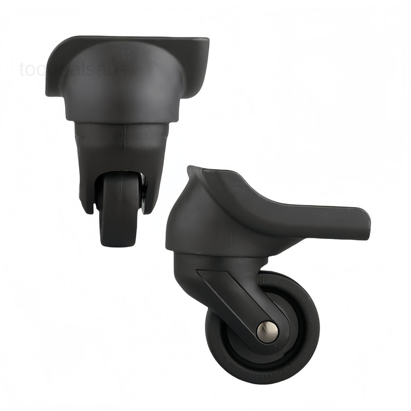 Universal Luggage Wheels Replacement Kit for 7.68 x 4.13 x 5.31 inches, Black