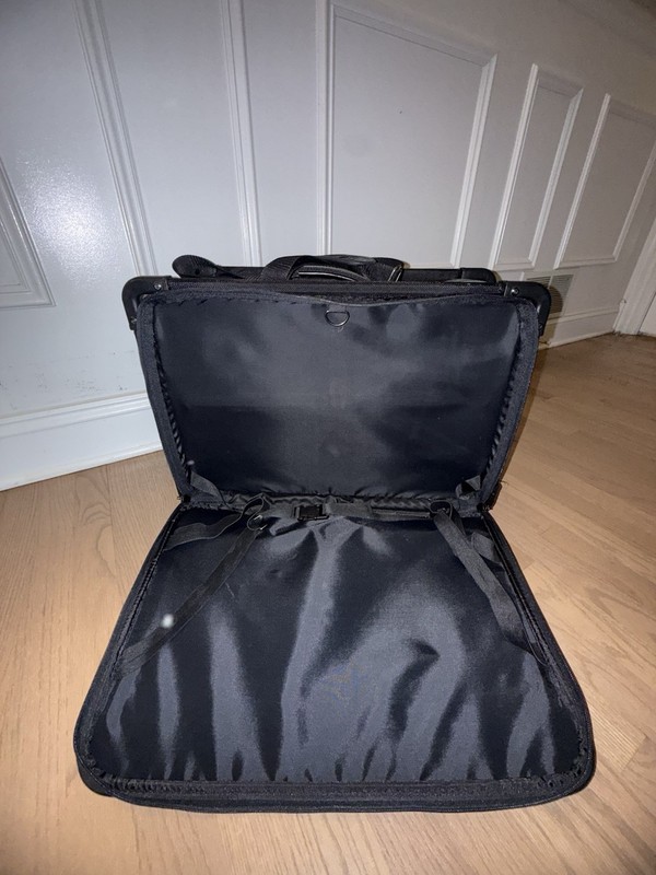 TUTTO 20” Sewing Machine Rolling Case Wheels Black Collapsible Bag Tote gallery