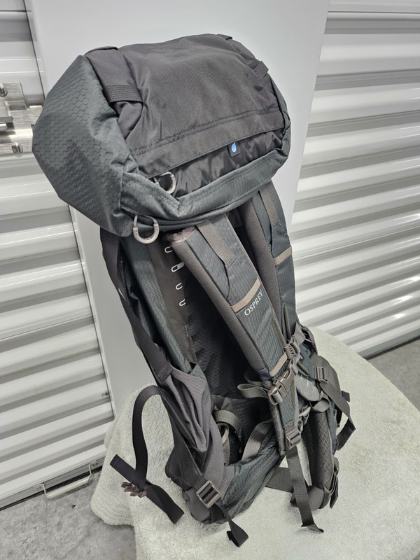Osprey Aether 55L Men's Backpacking Backpack, Black, L/XL gallery