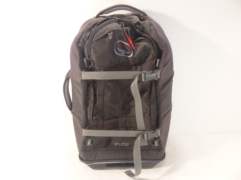 Osprey Shuttle 40 L Gray 2-Wheel Carry On Soft Side Luggage Travel Bag Suitcase