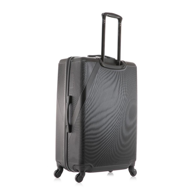 DUKAP Carry-On Black Lightweight ABS Plastic Hard Side Shell Spinner 20 in. H gallery