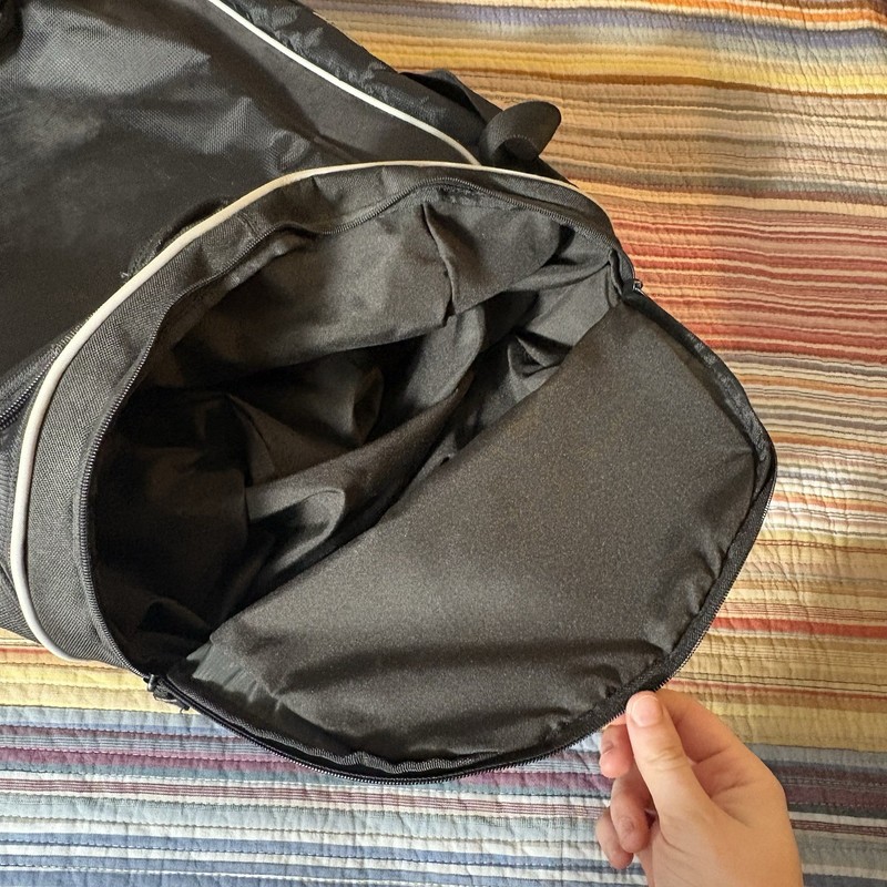 OGIO Tek Systems Branded Logo Rolling Duffel Bag Black Wheels Luggage Travel Gym gallery