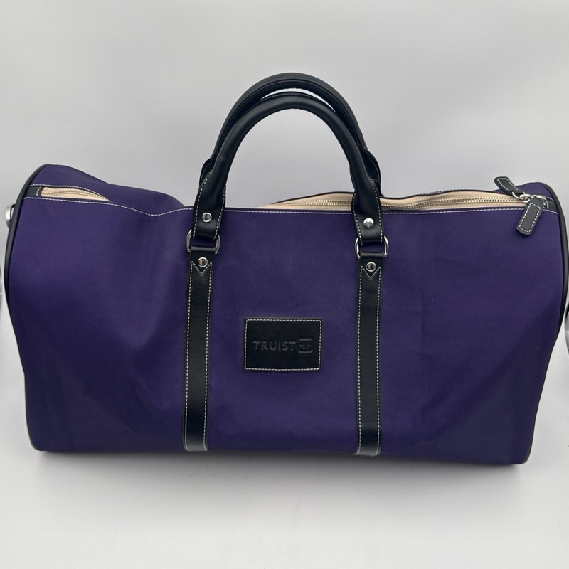 Truist Bank Duffle With Shoulder Strap Bag Purple Unisex Rare