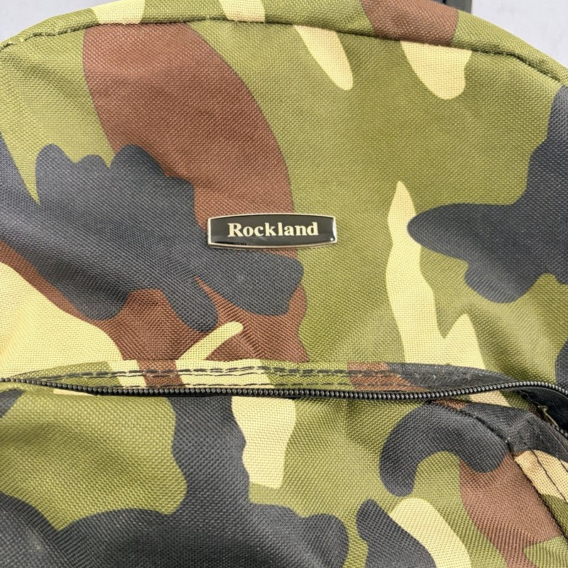 Rockland Double Handle Rolling Backpack 17" Camo Wheeled School Travel Bag gallery