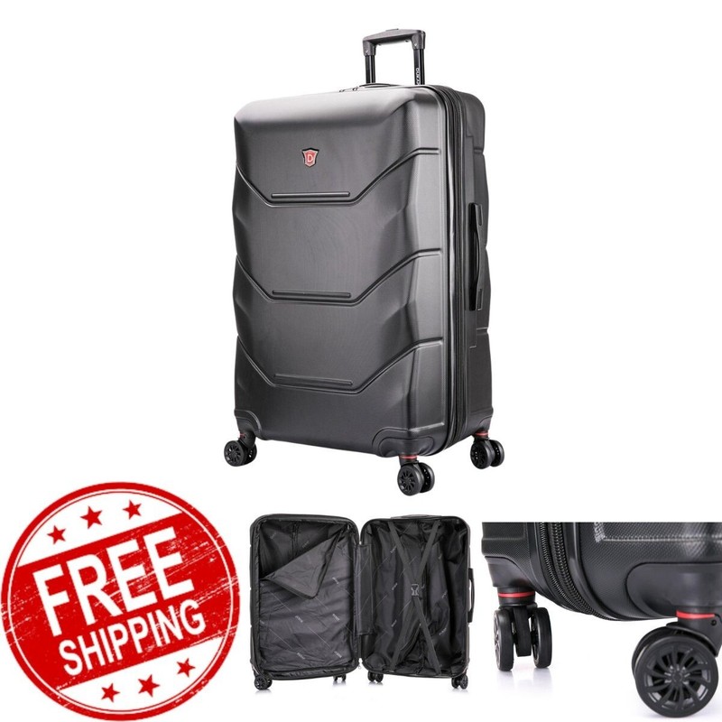 Lightweight 30 Inch Suitcase Hardside Luggage Spinner Wheels PC/ABS Travel Black