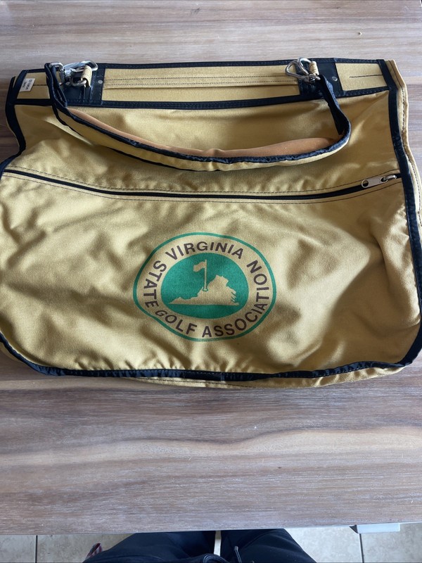 Virginia State Golf Association Garment Blazer Bag by Jones Sports Co Yellow
