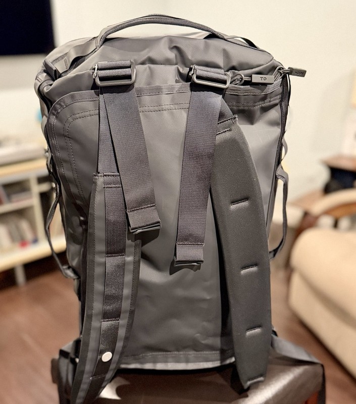 Baboon To The Moon Gray Travel Backpack Duffel Bag Water Resistant Carry On 40L gallery