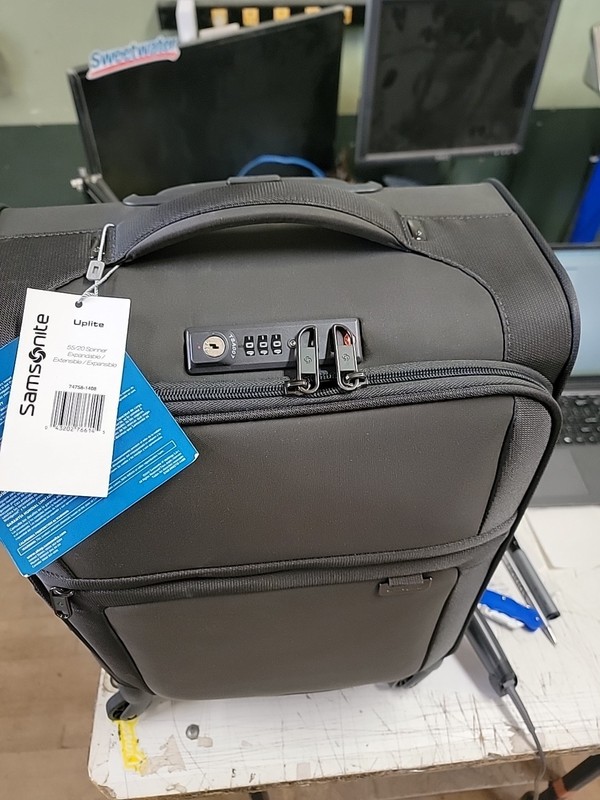 Samsonite Uplite Spinner 55/20 Exp Grey High Quality Travel Luggage gallery